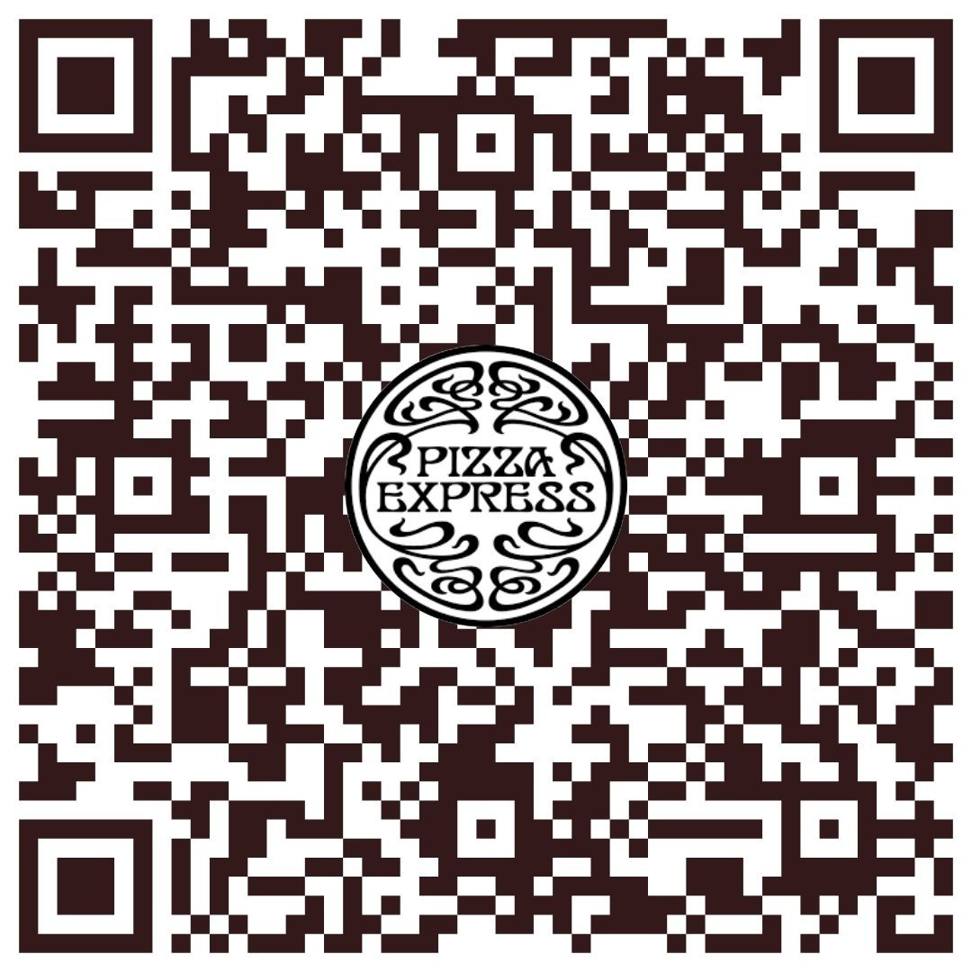 QR code order pizza express